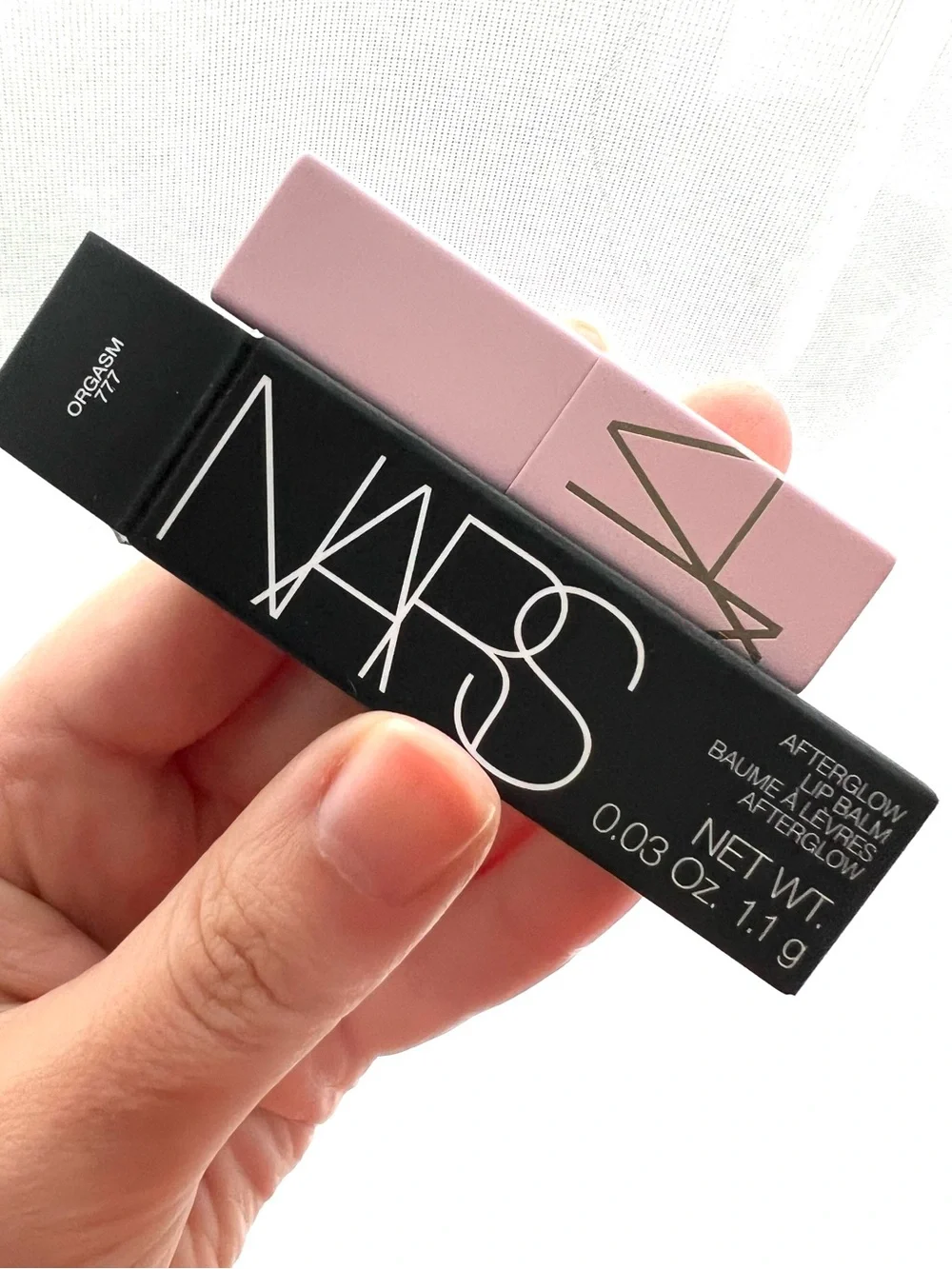 NIB NARS Orgasm AfterGlow Lip Balm 1.1g - Hydrating Pink